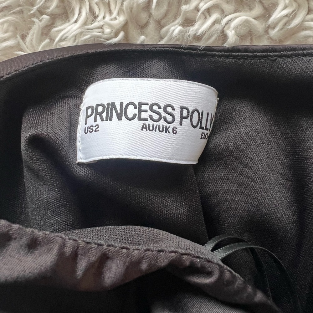 Princess Polly Tekin Mini Dress Black - Picture 6 of 6